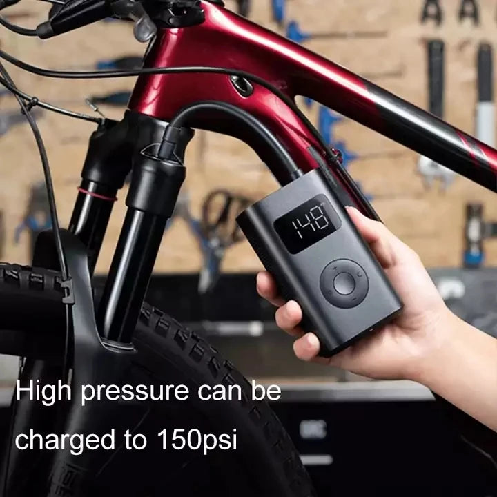 "High Pressure Electric Bike Pump - Ultimate Inflator for Bicycles"